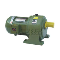 1.5kW 2HP AC 220V 380V 3-phases Medium geared motor Low speed Large torque Horizontal installing for Industrial Stir Mixing