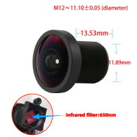 OV2710 M12 Replacement Wide Angle Camera DV For Gopro Hero 3 4 Action Camera/Supremo Premiere Dashca