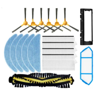 Roller Brush Replace Roller Brush For Neatsvor X500 X520 X600 Pro Tesvor X500 T8 S6 Ikhos Create Netbot S15 Vacuum Cleaner Parts