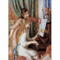 P2 - 名畫系列：雷諾瓦-彈鋼琴的少女 520片拼圖 25-016