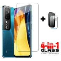 Glass on Poco M3 Pro 5G Full Clear Tempered Glass For Xiaomi Poco M3 Pro 5G Camera Screen Protector Poco M3 Pro 5G Lens Glass