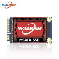 WALRAM MSATA SSD 128Gb 256Gb 512GB MSATA SSD 1TB 2TB HDD สำหรับคอมพิวเตอร์30X50มม. ภายใน Solid State Hard Drive สำหรับแล็ปท็อป