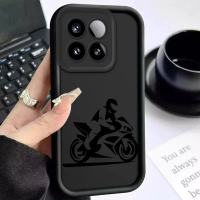 เคสโทรศัพท์ป้องกัน คุณภาพสูง นุ่ม กันกระแทก เหมาะสำหรับ Xiaomi 14Pro, 13, 12T, 14, 15, 14T5G, 15Ultr