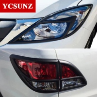 ABS headlight Tail Lights Cover For Mazda Bt50 Bt-50 Pro 2012-2018 2019 2020 Car Accessories