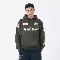 Celciusmen CELCIUS Speed Rebel Embroidery Hoodie LIN001447C Hijau