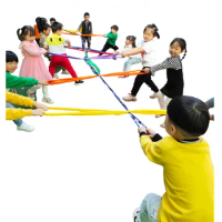 Rope For Tug Of War Toys Hopscotch Outdoor Fun Kids Cooperative Games Dynamic Movement Juguetes Deportivos Divertidos