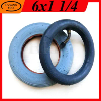 High Quality 6x1 1/4 Inner and Outer Tyre 6 Inch Pneumatic Tire for Wheelchair Accessories