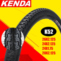 KENDA K52 Foldable Bicycle Tire Mountain MTB Bike tires wear-resistant tyre 20/24/26*1.75/2.125 pneu bicicleta maxxi