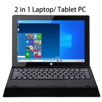 10.2inch touch screen 2 in 1 laptop In-tel Quad core N3450 4GB 64GB 1280*800 IPS screen Windows 10 tablet PC