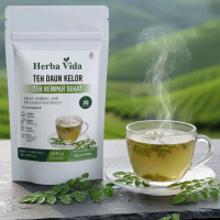 Teh Daun Kelor Original 100% Alami – Herbal Superfood Penambah Energi & Imunitas, HERBAVIDA isi 20 -
