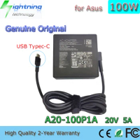 New Genuine Original 100W 20V 5A USB type-C A20-100P1A Laptop Adapter for Asus ROG Flow X13 GV301QEZ GV301 Power Supply Charger