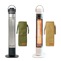 【SANSUI 山水】碳素電暖器(電暖爐 露營 暖爐 碳素電暖器 山水電暖器 露營暖爐 露營電暖器 送收納袋)