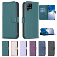 For Samsung Galaxy A12 Case Leather Wallet Flip Case For Samsung A12 A 12 SM-A125F/DSN 6.5" A12case Cover Coque Fundas Shell