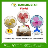 Kipas Angin Meja Karakter KK 295 Portable Desk Fan Yundai KK 295