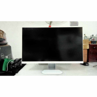 WHITE Samsung 24" 2K Reso QHD 1440p Freesync 75hz Frameless IPS monitorUSB Type CVESA
