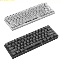 Wireless RGB Mechanical Keyboard Bluetooth-compatible 2.4Ghz/Wire Triple Modes