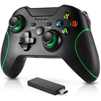 Wireless Controller for Xbox One - Built-in Rechargeable Battery / Dual Vibration Gaming PC Joystick Compatible with Xbox Series