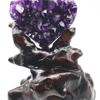 Natural amethyst cluster amethyst core amethyst degaussing fortune office and living room decorations