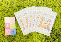 【震撼精品百貨】Chip N Dale_奇奇蒂蒂松鼠~日本Disney迪士尼 奇奇蒂蒂紅包袋6入-格子*35808