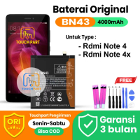 ( FREE BONUS ) FOR BATERAI BATRE XIIOMI RDMI NOTE 4X / NOTE 4 SNAPDRAGON / BN43 ORIGINAL