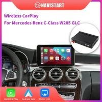 NAVISTART Wireless CarPlay Android Auto For Mercedes Benz C-Class W205 GLC 2015-2018 Mirror Link AirPlay Multimedia Car Play