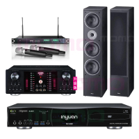 【音圓】N2-550+OKAUDIO DB-9AN+ACT-869+Monitor Supreme 1002(點歌機4TB+擴大機+無線麥克風+喇叭)