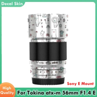 Decal Skin For For Tokina atx-m 56mm F1.4 E Vinyl Wrap Anti-Scratch Film Camera Lens Body Protective Sticker Coat 56 F/1.4 1.4