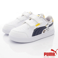 ★PUMA運動童鞋-史努比聯名休閒鞋375741-01白藍(寶寶段)