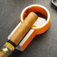Cigar ashtray zinc alloy single portable ashtray smoking accessories home gadgets portable ashtray Cigar Accessories