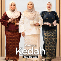 Baju Kurung kedah | Size 3XL -7XL | by Songket Terengganu | Asli songket  tenun | 100% cotton | dewa