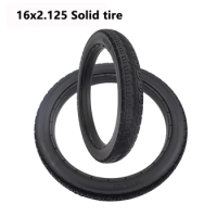 16x2.125 Solid Tire 16 Inch Thickening and Wear Resistance Tyre for Electric Bicycle E-Bike Parts