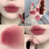Gege Bear Feather Fog Velvet Lip Stain Downy Fog Matte Student Affordable Velvet Matte Domestic Makeup Lipstick Wholesale Makeup