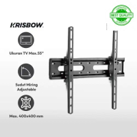 Bracket TV Dinding Steel Solid 32-55 inch - Black (Best Quality)