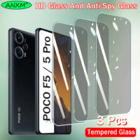 3Pcs Privacy Tempered Glass For Xiaomi POCO F5 X5 F4 X4 F3 Pro GT X3 NFC Anti-spy Screen Protector POCO F5 X5 Pro Cover Glass