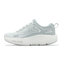 Skechers 慢跑鞋 Go Run Max Road 6 女鞋 灰白 厚底 緩衝 碳板 輪胎大底 運動鞋 172078WGY