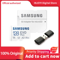 Original SAMSUNG Micro SD card 512GB Class 10 Memory Card EVO Plus microSD 256GB 128GB 64GB TF cartao de memoria MB-MC128KA 128G