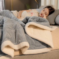 加厚冬季毛毯三層被子保暖雙層珊瑚絨春秋法蘭絨床單沙發午睡蓋毯