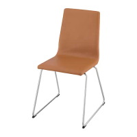 LILLÅNÄS 餐椅, 鍍鉻/grann 金棕色