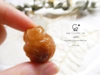 九尾趴趴狐球球 兔毛水晶/兔毛晶/水晶吊墜/ [晶晶工坊-love2hm]
