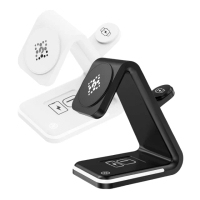 【ASPOR】MagSafe磁吸15W 四合一無線充電座(iPhone/Watch/Airpods/夜燈)