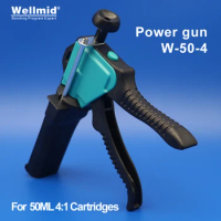 50ML 4:1 AB cartridge Manual Gun for ab glue Super long life Gun Mixing Dispensing Dispenser loctite push rod ARALDITE Glue Gun