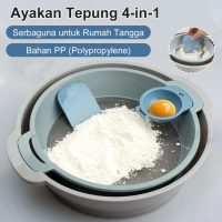 Peralatan Memanggang Serbaguna: Saringan Tepung, Pemisah Telur, Pengaduk Adonan, Sendok Takar, Loyan