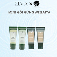 WEILAIYA Cặp dầu gội và dầu xả tóc MINI thảo dược Weilaiya gừng hà thủ ô 20ml giúp dưỡng đen và kích