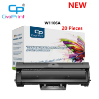 Civoprint 20PCS hp106A W1106A W1106 1106a Toner Cartridge compatible for HP Laser MFP 135a 135w 137fnw Laser 107a 107w 1.5K page