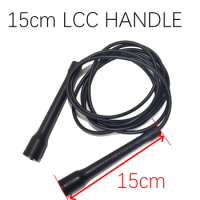 15CM Long CC handle 15cm robust anti break easy hold beginner soft pvc jump rope skip freestyle elevate excersise fitness