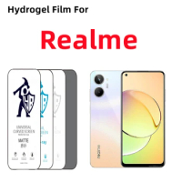 2pcs HD Hydrogel Film For Realme 8/9/10/11 Pro+ Matte Screen Protector For Realme GT Master Neo5 Narzo50 C51 C53 C55 Eye Care