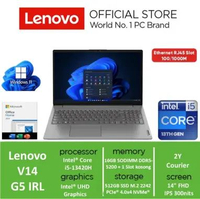 Lenovo V14 G5 IRL 7KID || Intel Core i5-13420H 16GB 512GB SSD Intel UHD Graphics Windows11 Office Ho