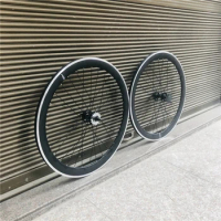 700C Track Fixie Bike Wheel Rim 50mm Front Rear 32H Hub Single Speed Bicycle Wheelset Fixed Gear Aluminum Alloy Cycling Parts