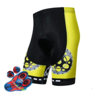 9D Gel Padding Bicycle Tights New Mountain Bike Pants Sun Protection MTB Clothing biker shorts