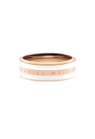 Daniel Wellington Emalie Ring Satin White Rose Gold 56 - Stainless Steel Ring - Ring for women and m